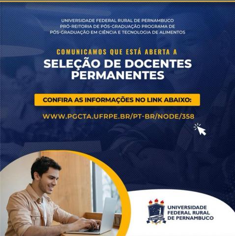 Edital para credenciamento de novos docentes